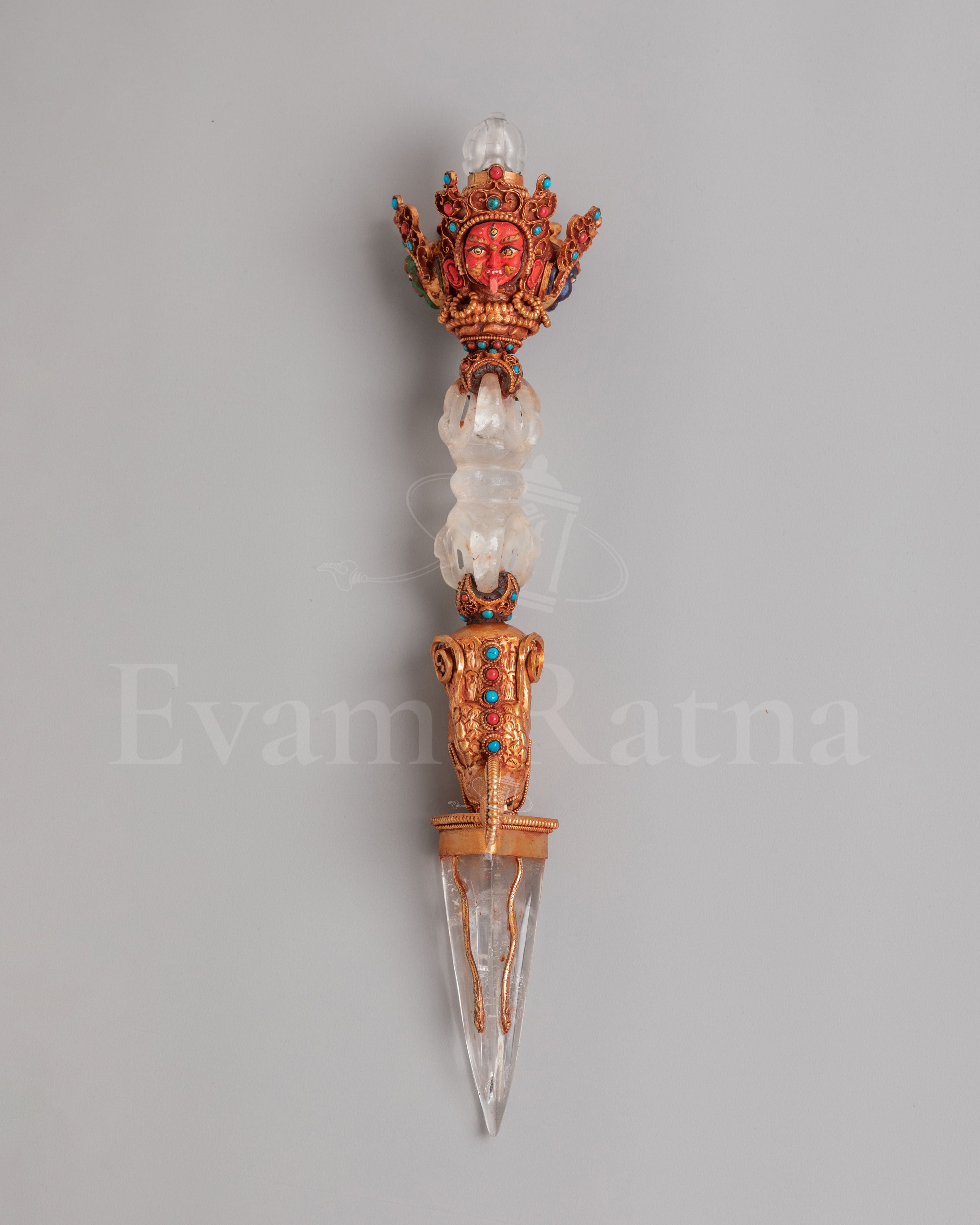Buddhist Ceremonial Phurba Dagger