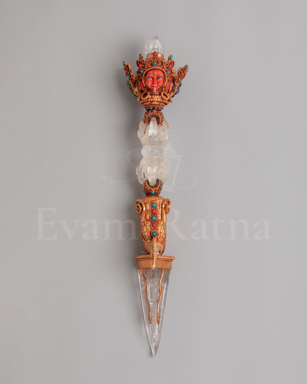 Buddhist Ceremonial Phurba Dagger | Symbolizing Spiritual Power