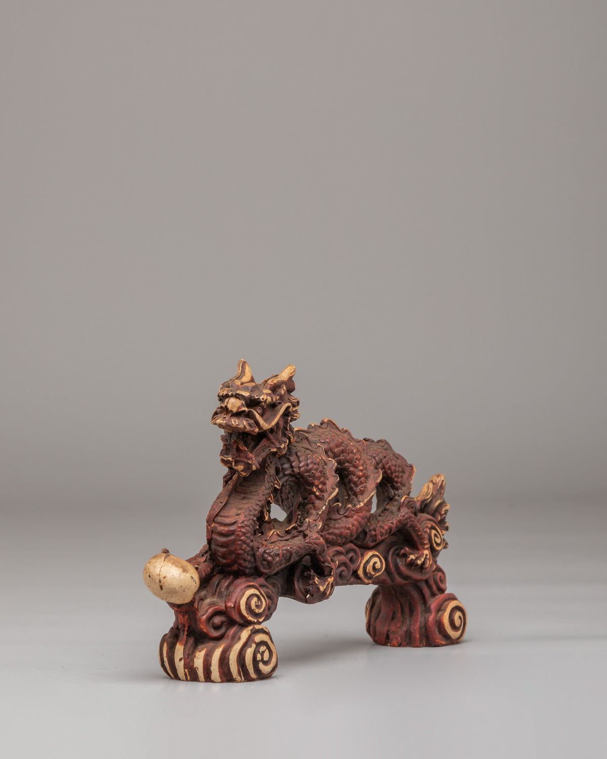 Himalayan Decorative Dragon Artwork | Yak Bone Powder Sculpture