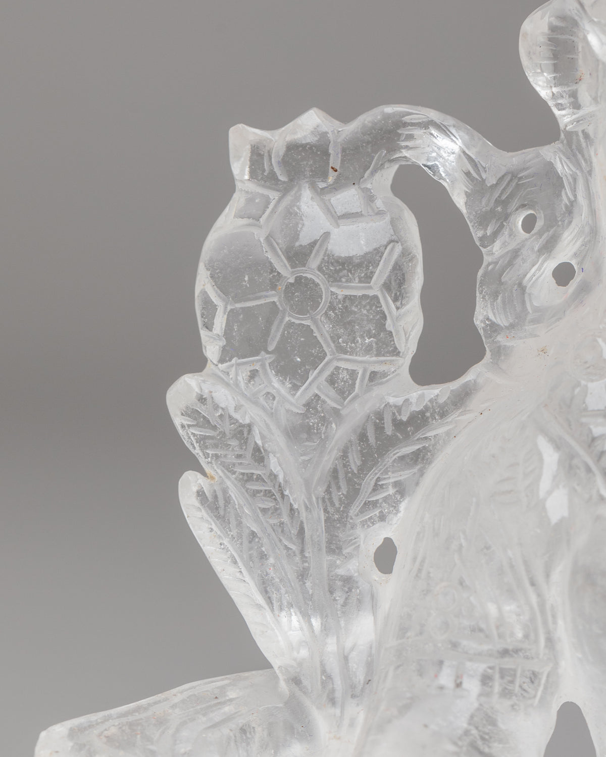 Crystal Green Tara Sculpture | Himalayan Artwork for Altar Decor