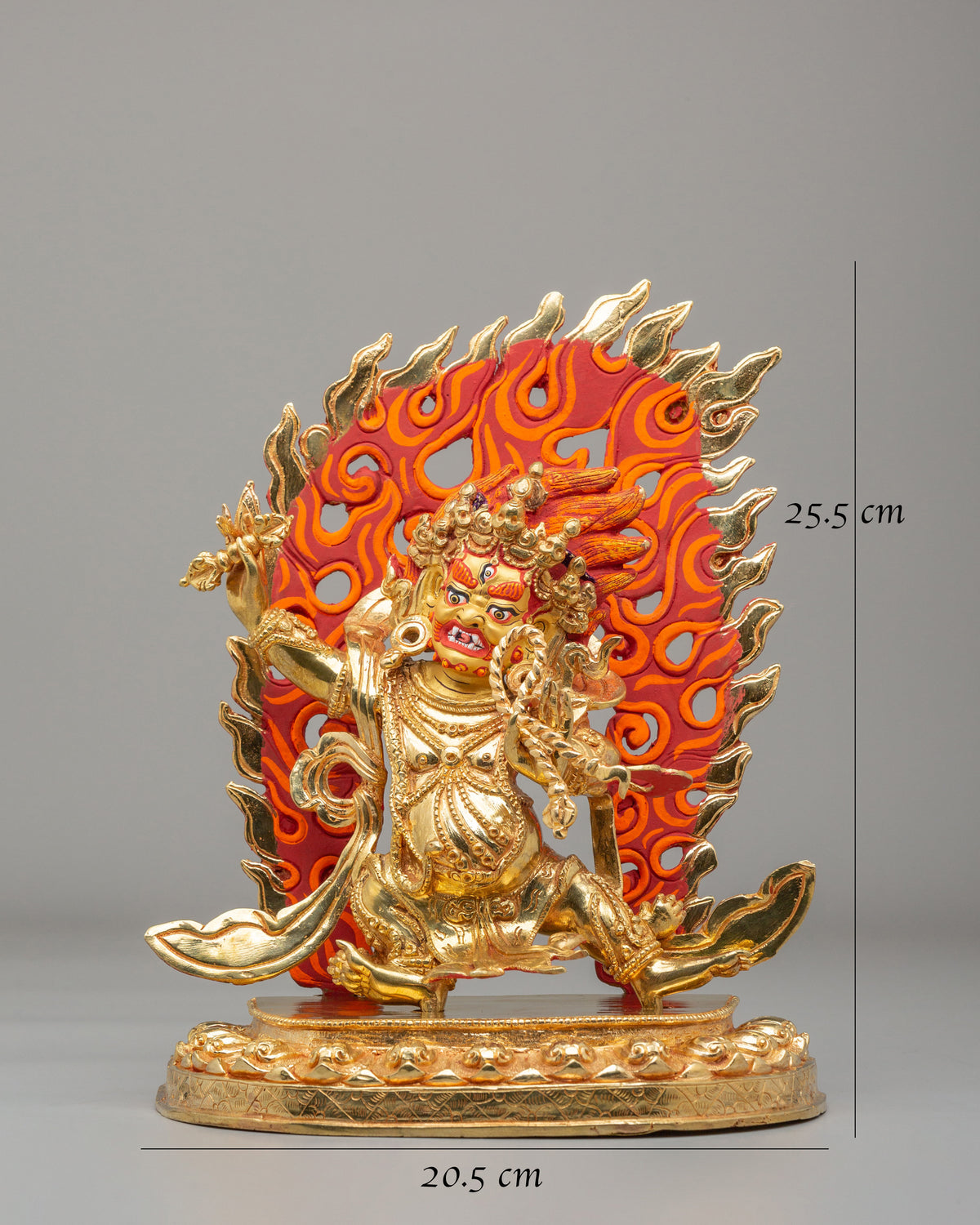 Buddhist Vajrapani Sculpture | Spiritual Protector Art