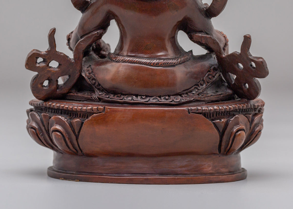 Tibetan Wealth Deity Dzambhala Sculpture | Symbol of Prosperity