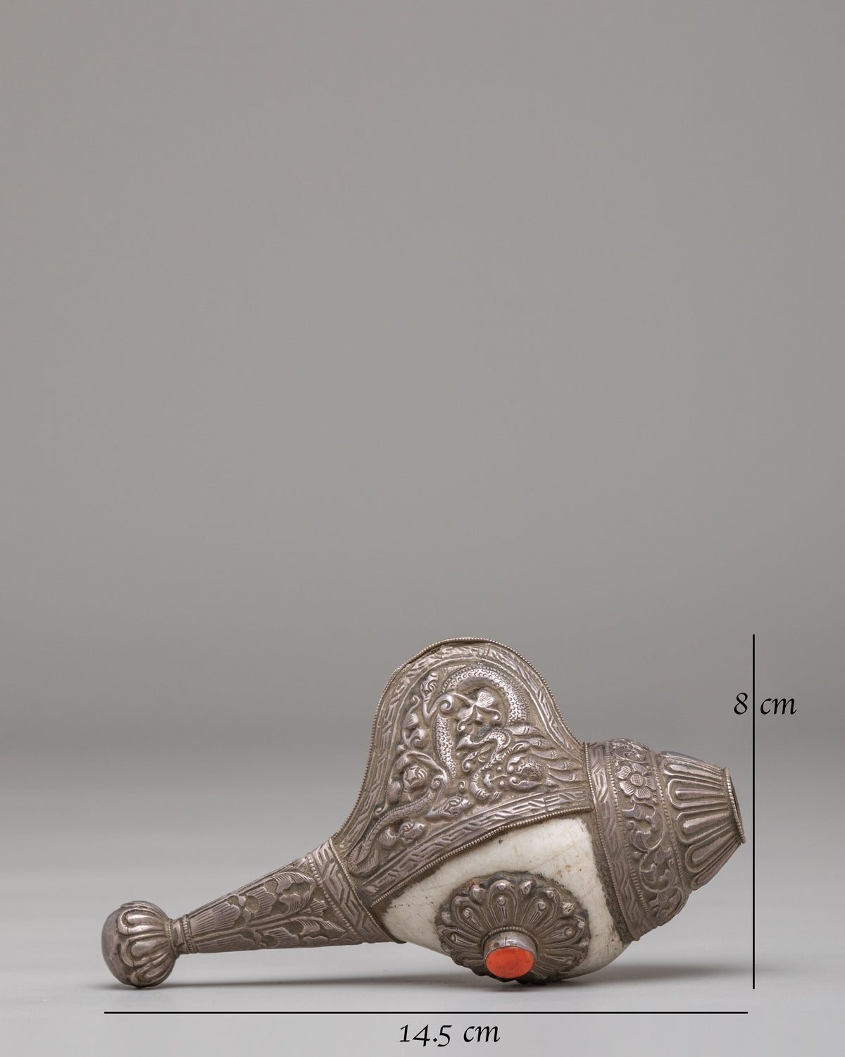 Sacred Conch Shell for Buddhist Altar | Spiritual Decor for Meditation