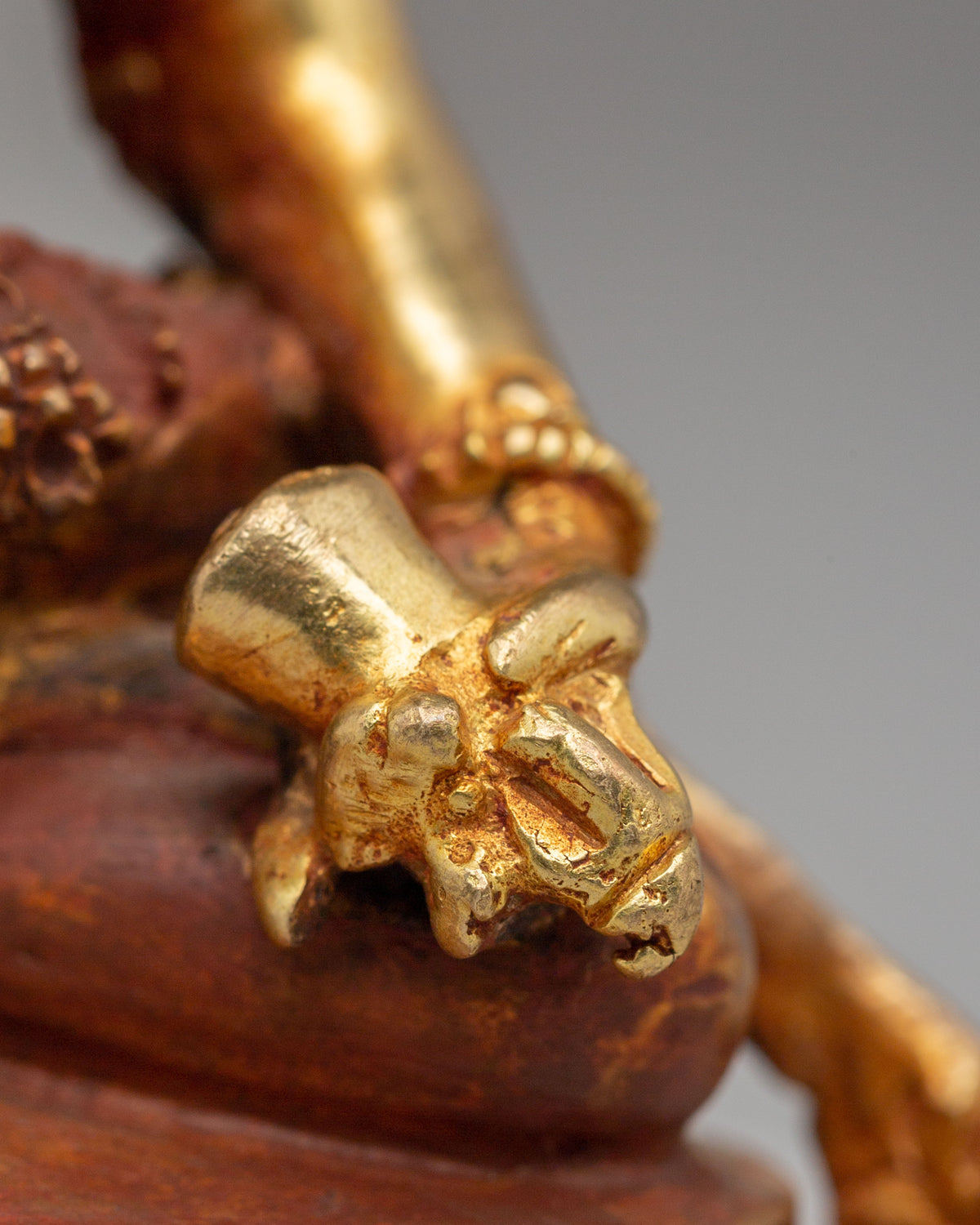 Vajrasattva Yab Yum Sculpture | Gold Gilded Copper