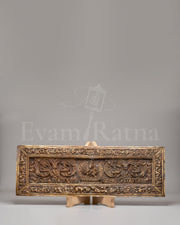 Handcrafted Deity Display with Stand