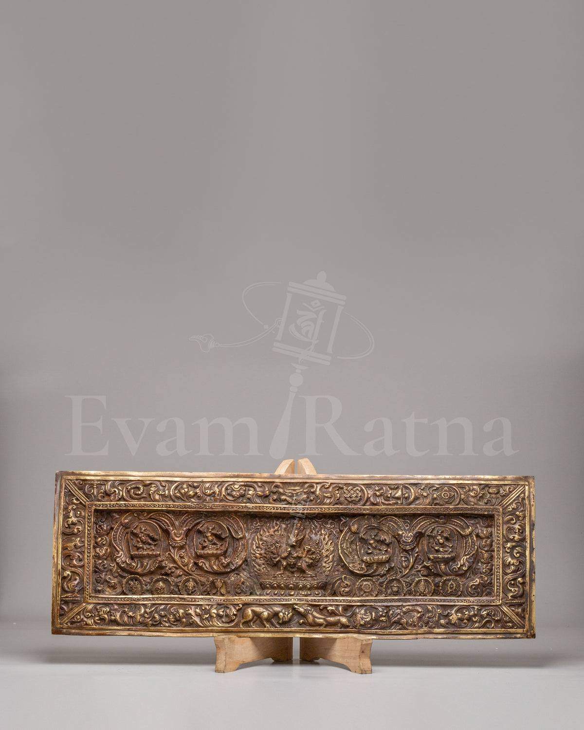 Handcrafted Deity Display with Stand
