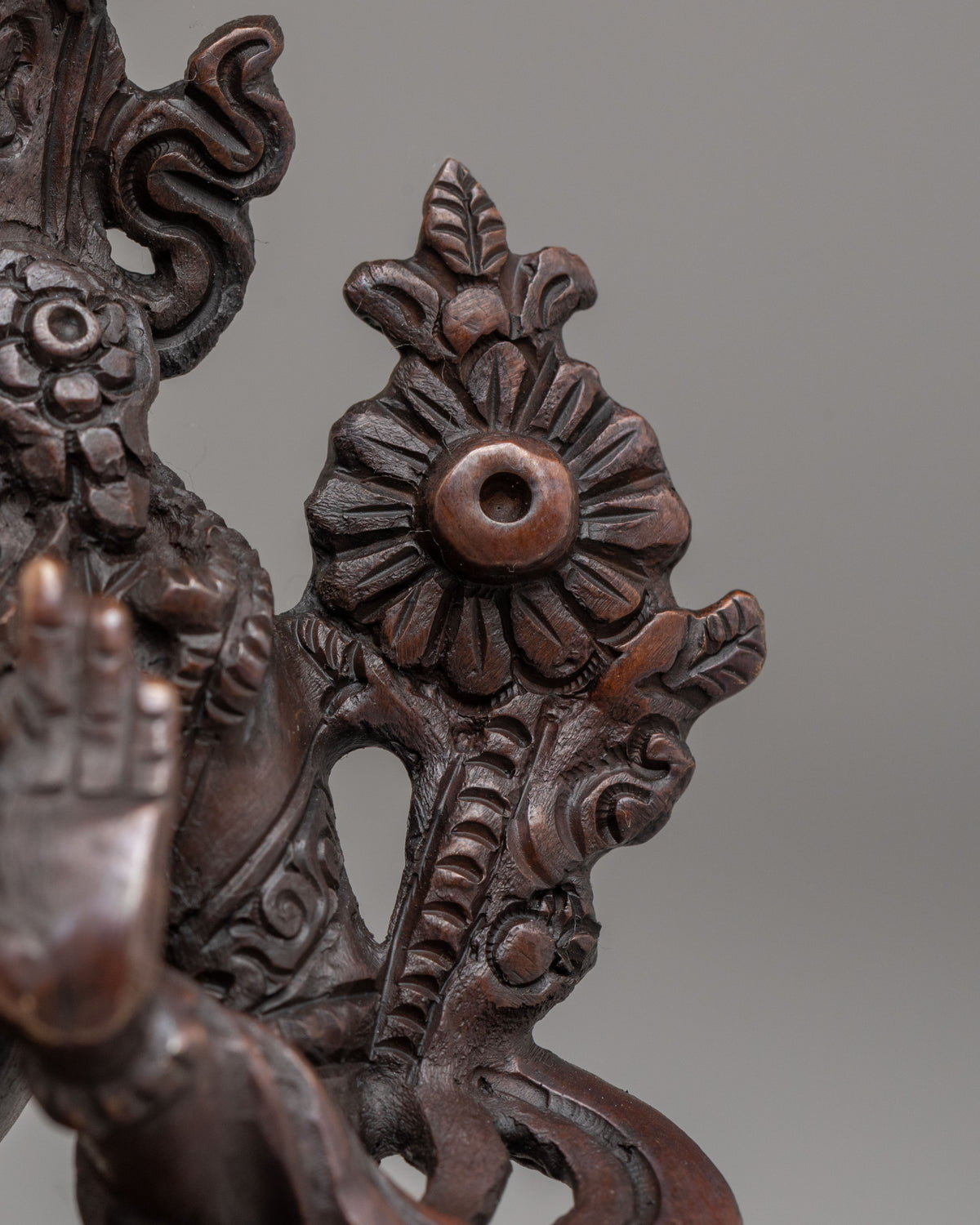 Green Tara Buddhist Sculpture | Sacred Himalayan Altar Sculpture