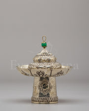 Tibetan Buddhist Tea Cup Cover 