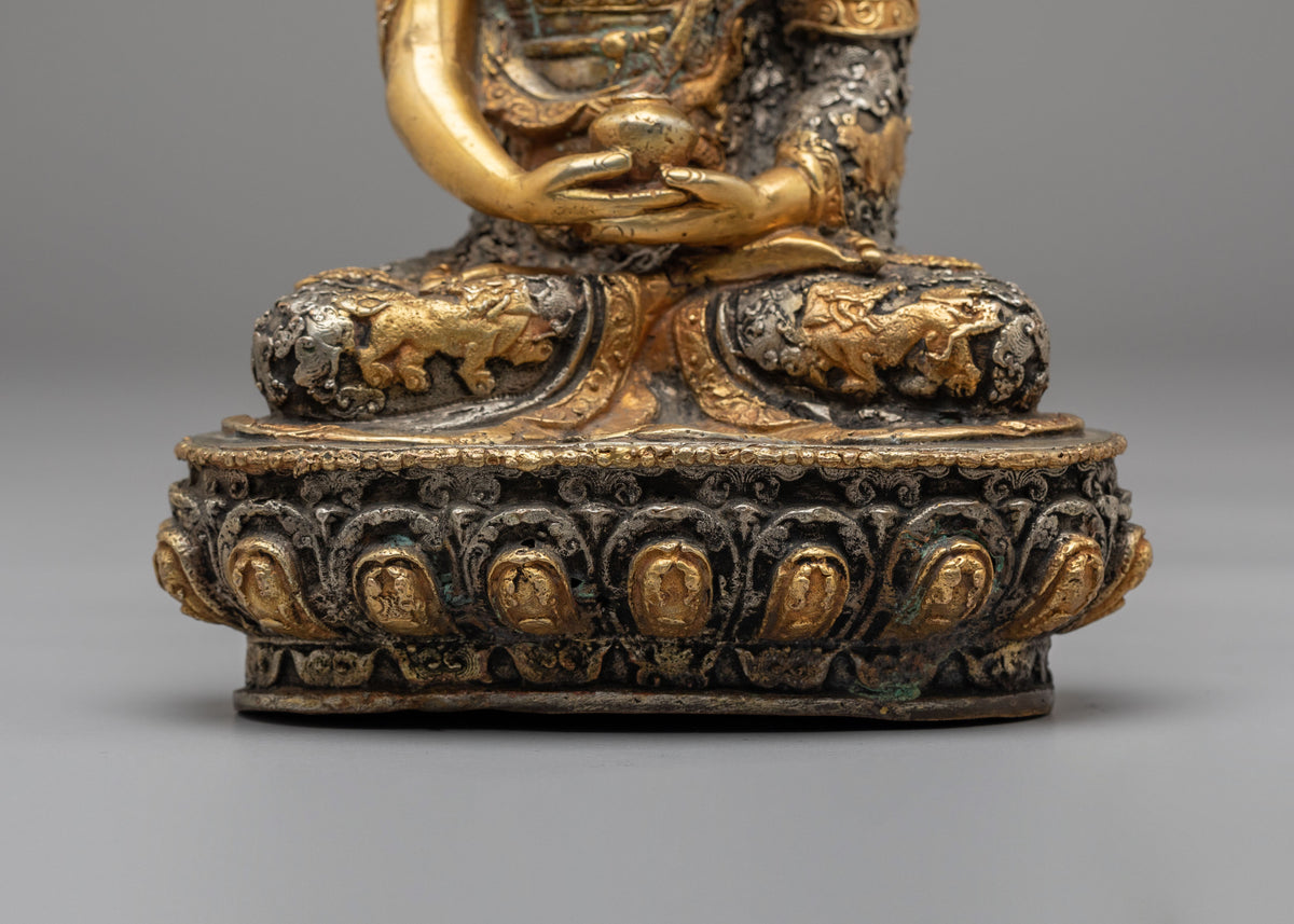 Traditional Tibetan Amitabha Sculpture | Symbol of Infinite Light