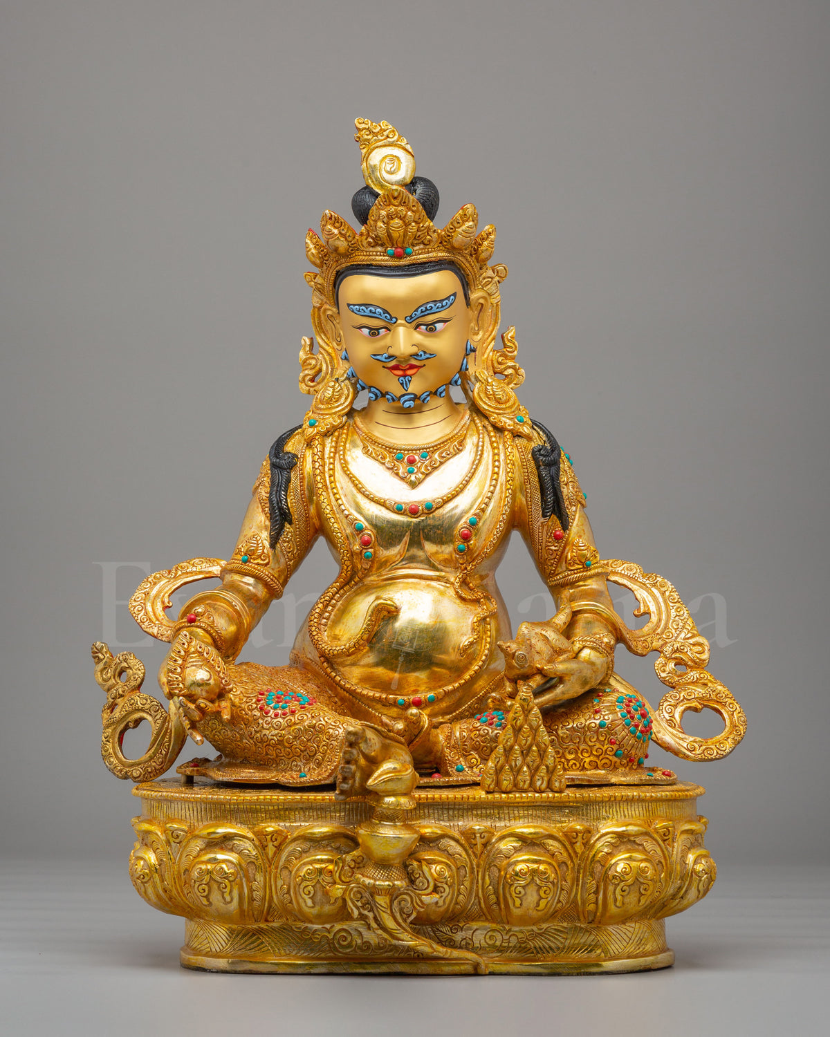 Traditional Dzambhala Altar Sculpture