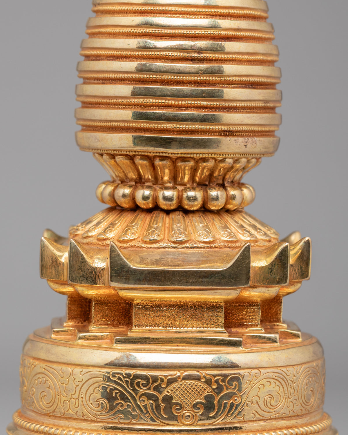 Sacred Buddhist Kadampa Chorten | Handcrafted Tibetan Buddhist Stupa