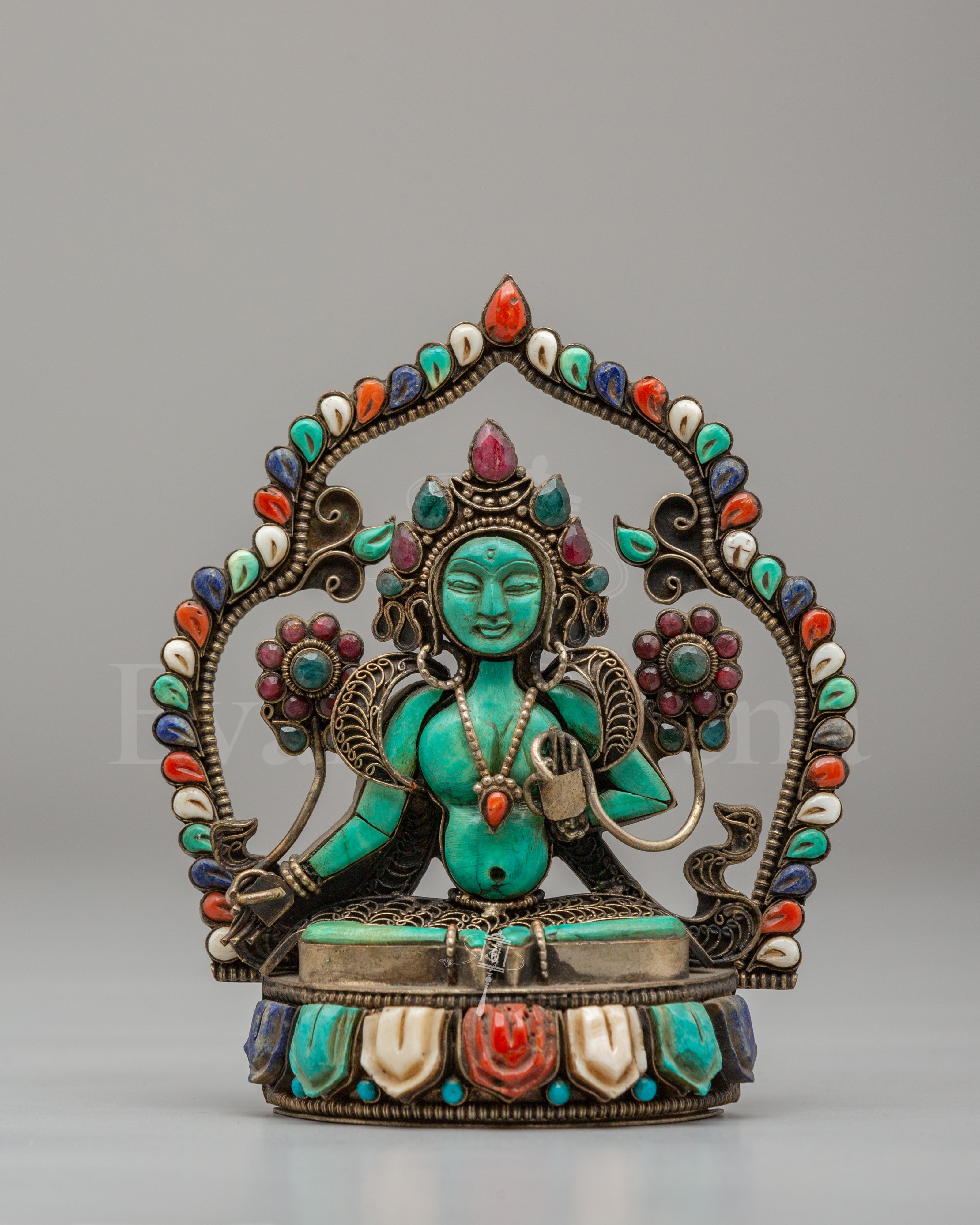 Green Tara Statue for Buddhist Altar 