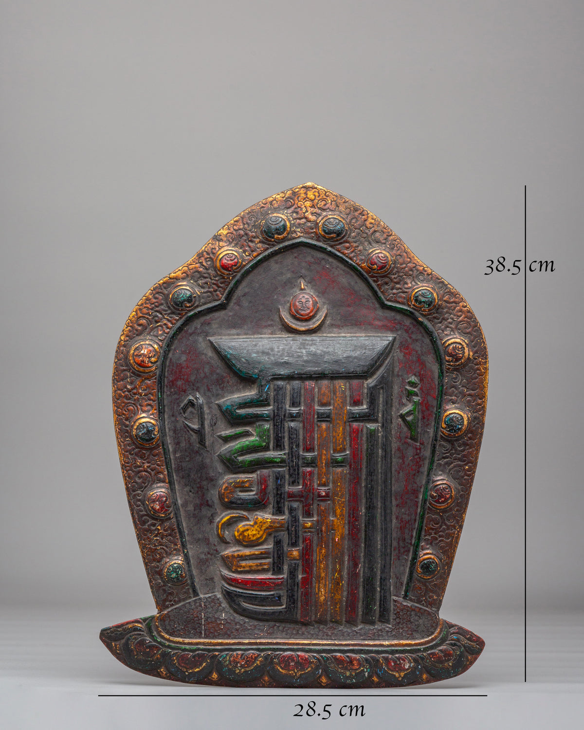 Handcrafted Tibetan Kalachakra Wall Art | Himalayan Buddhist Artwork