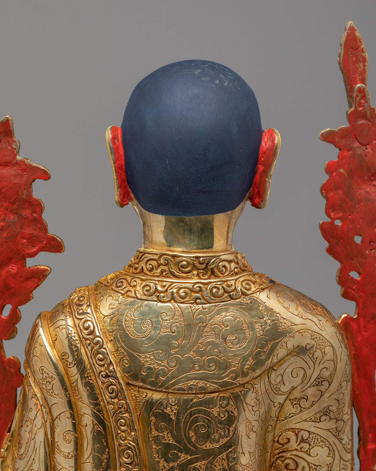 Tibetan Buddhist Tsongkhapa Statue Set | Gelug Lineage Masters