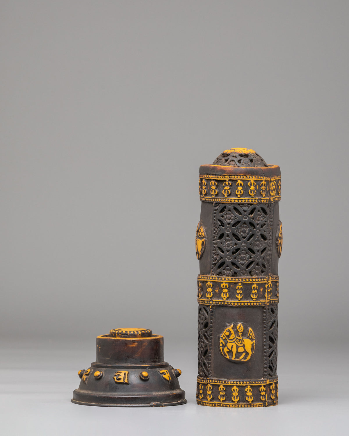 Vajrayana Ritual Incense Burner | Copper Buddhist Offering Vessel