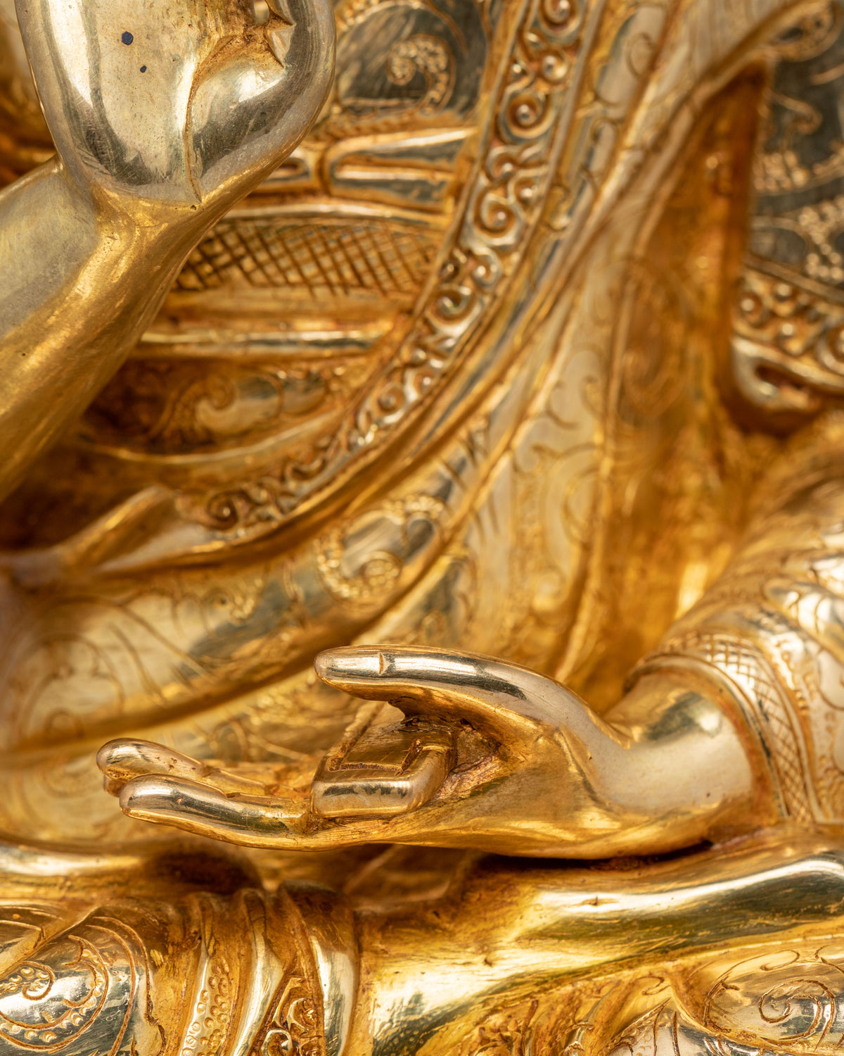 Tibetan Buddhist Tsongkhapa Statue Set | Gelug Lineage Masters