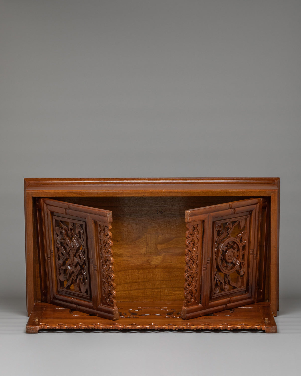 Traditional Tibetan Furniture Piece | Handcrafted Wooden Decorative Table
