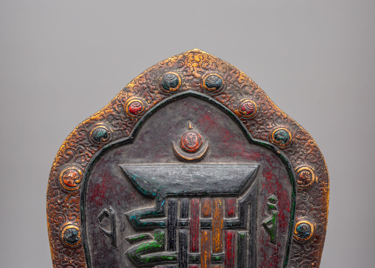 Handcrafted Tibetan Kalachakra Wall Art | Himalayan Buddhist Artwork