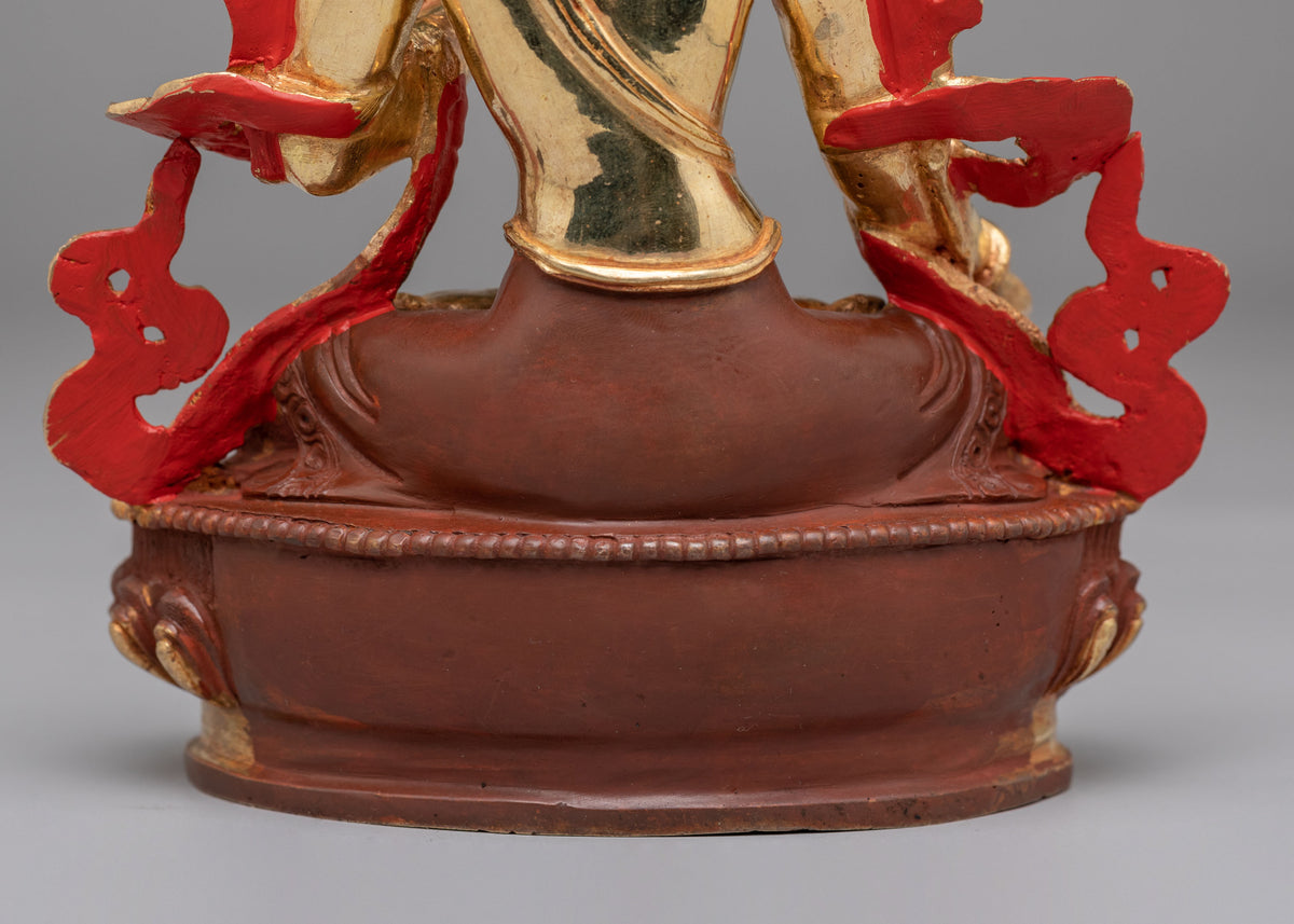 Buddhist Altar White Tara Sculpture | The Goddess of Compassion