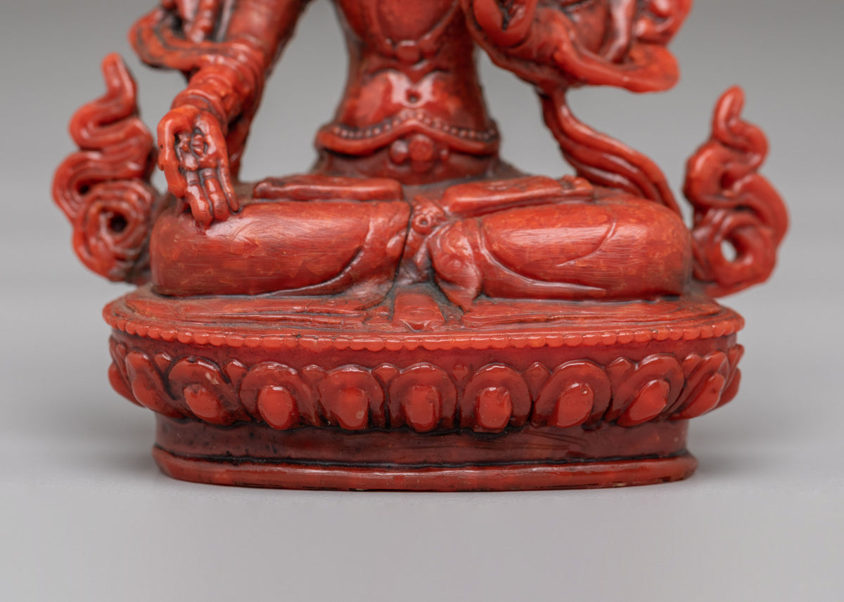 Traditional White Tara Buddhist Sculpture | Buddhist Spiritual Artwork
