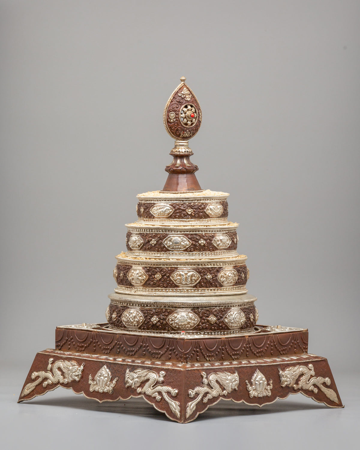 Vajrayana Mandala Offering Set | Tibetan Ritual Art for Spiritual Practices
