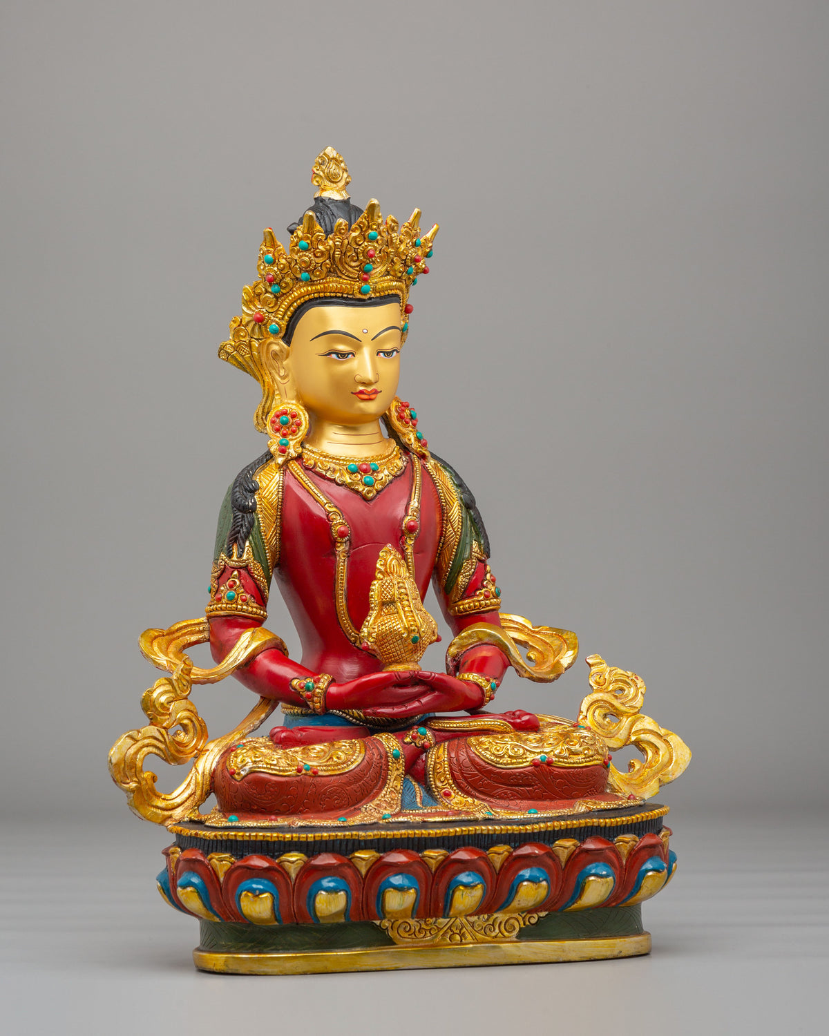 Amitayus Buddhist Longevity Statue | Symbol of Long Life and Spiritual Blessings