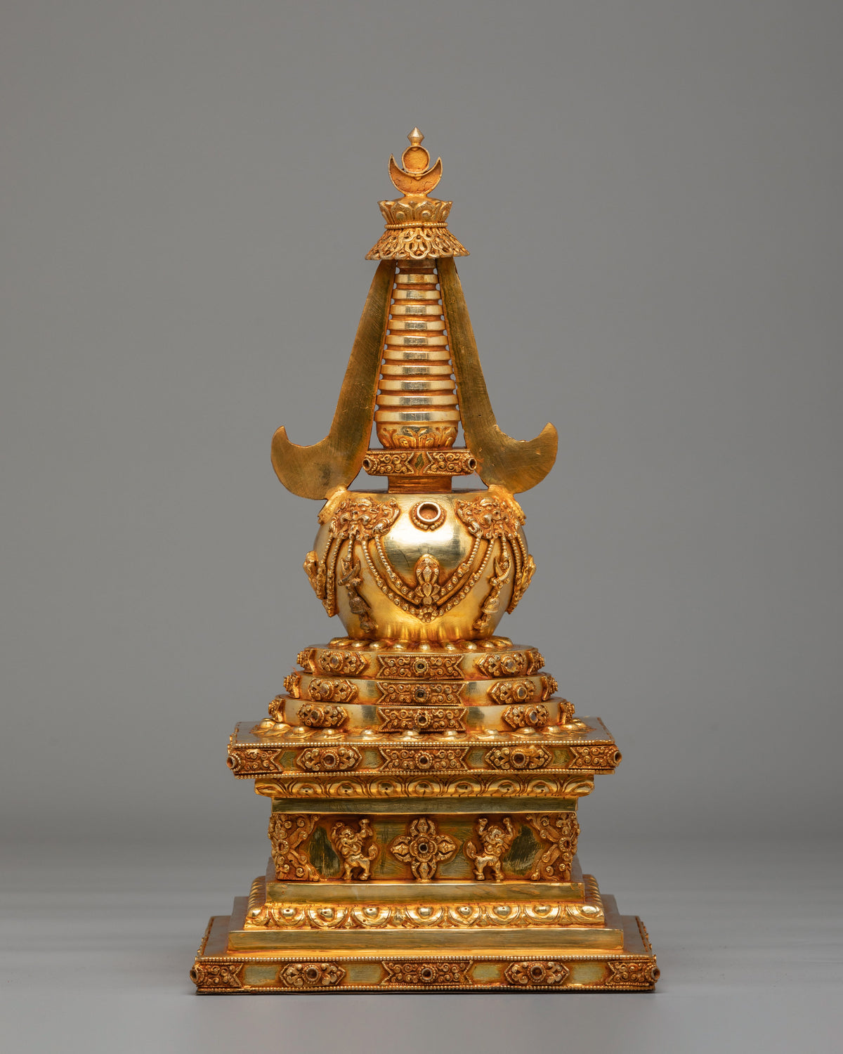 Handmade Buddhist Namgyal Chorten Stupa | Spiritual Home Decor