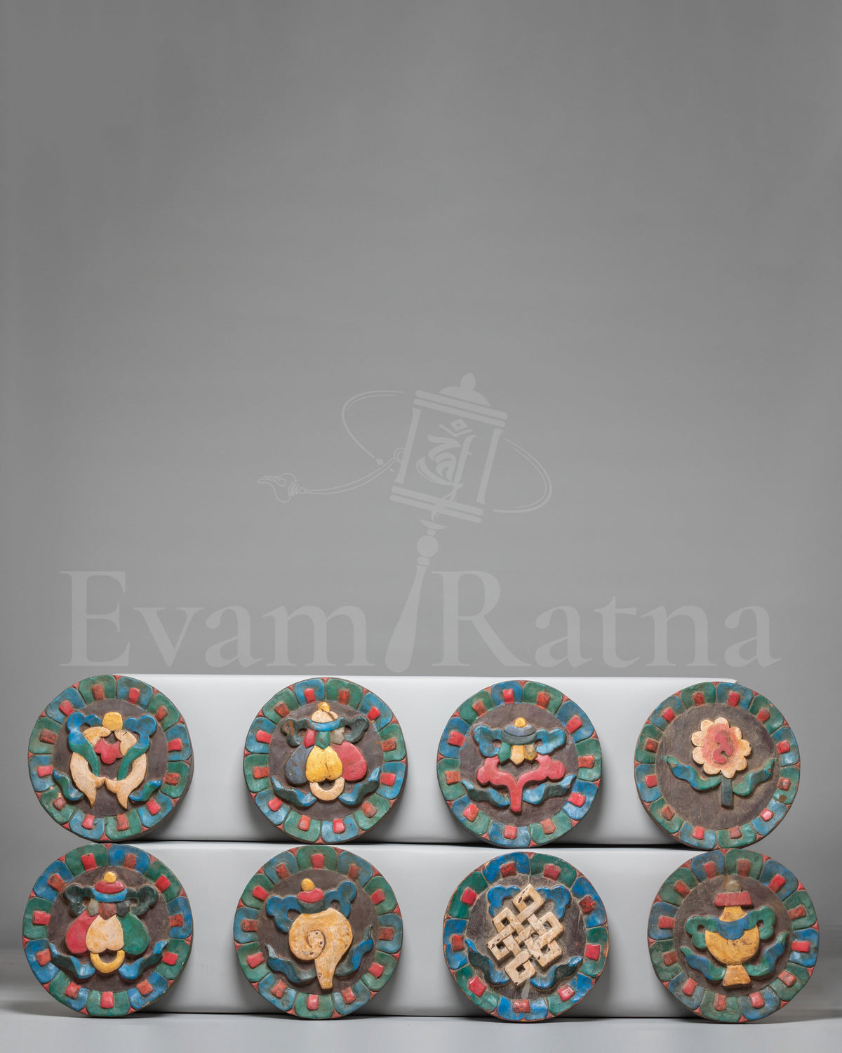 Traditional Eight Auspicious Symbols Set  