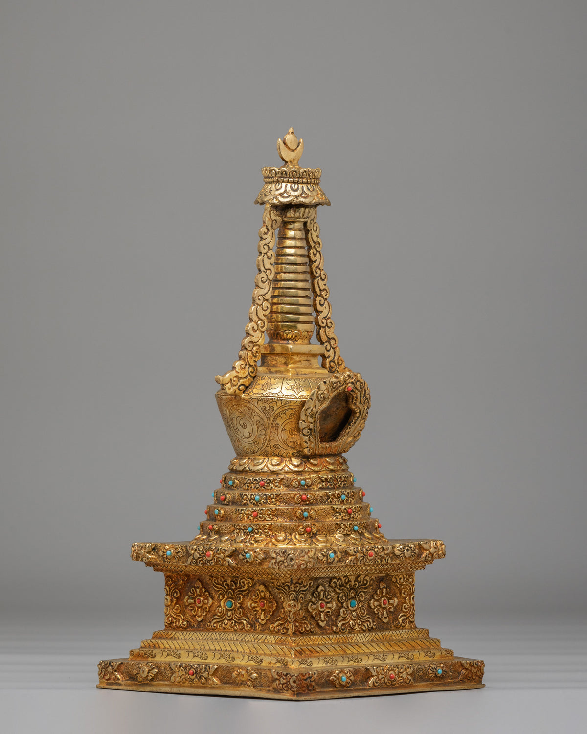 Traditional Tibetan Shrine Stupa | Namgyal Chorten Stupa