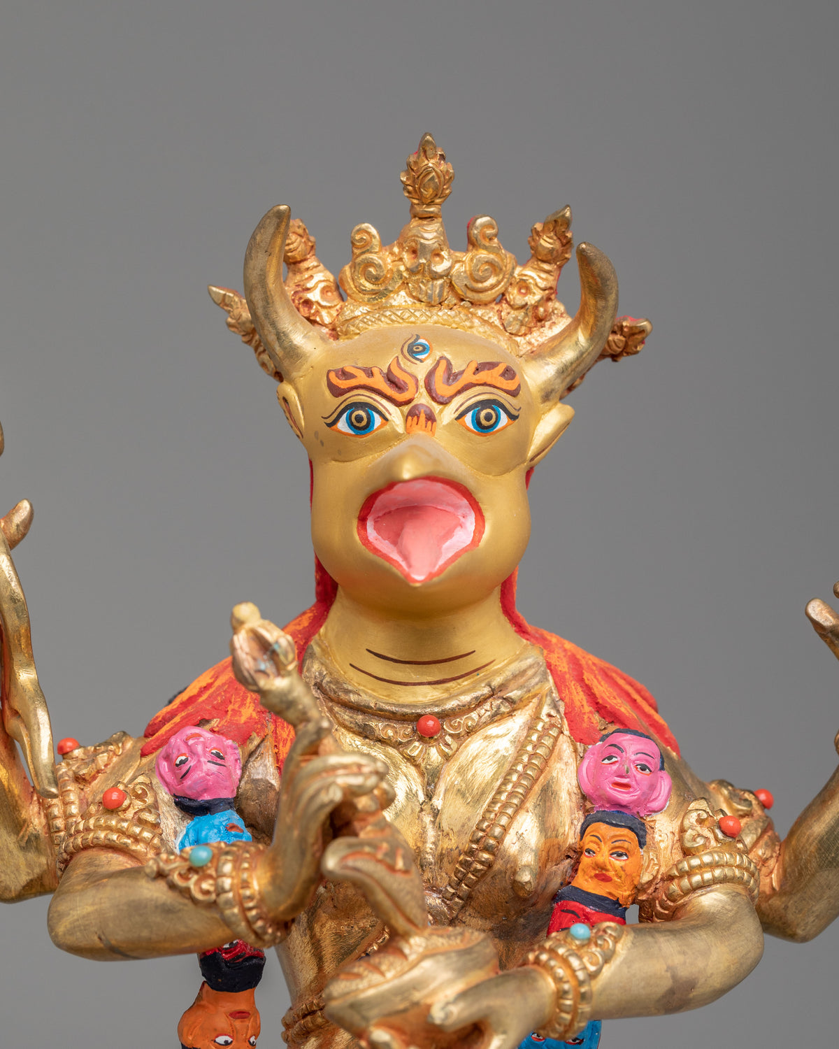 Traditional Altar Garuda Statue | Handmade Himalayan Art