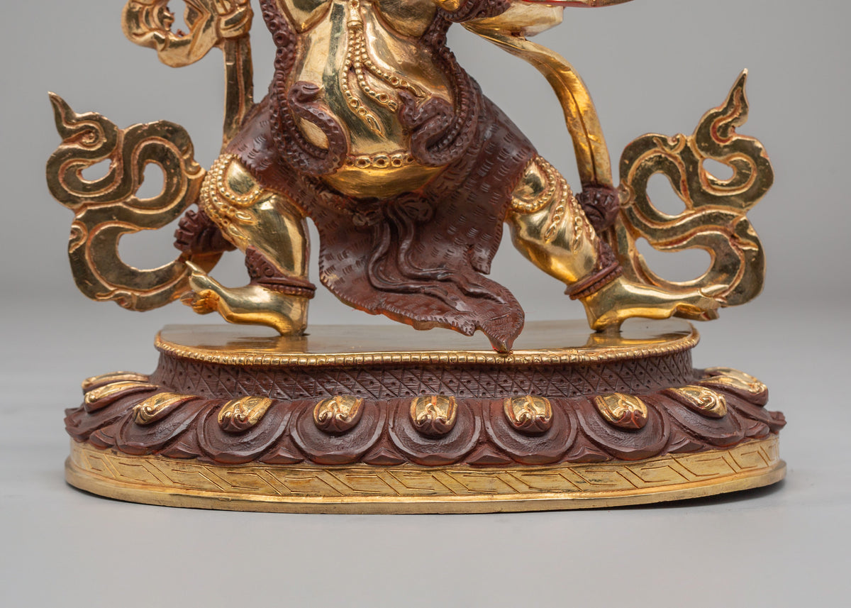 Vajrapani Buddhist Protector Sculpture | Symbol of Power and Protection
