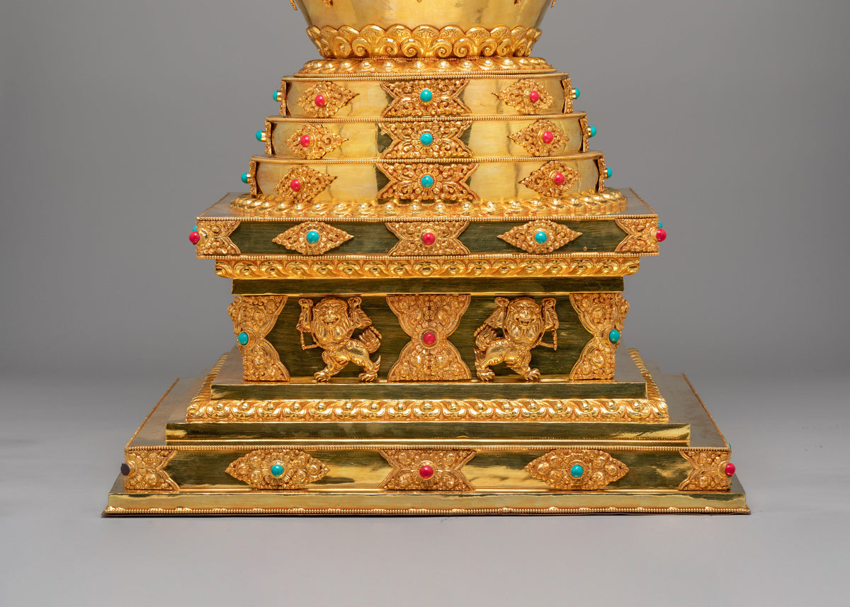 Tibetan Namgyal Chorten | Spiritual Home Decor