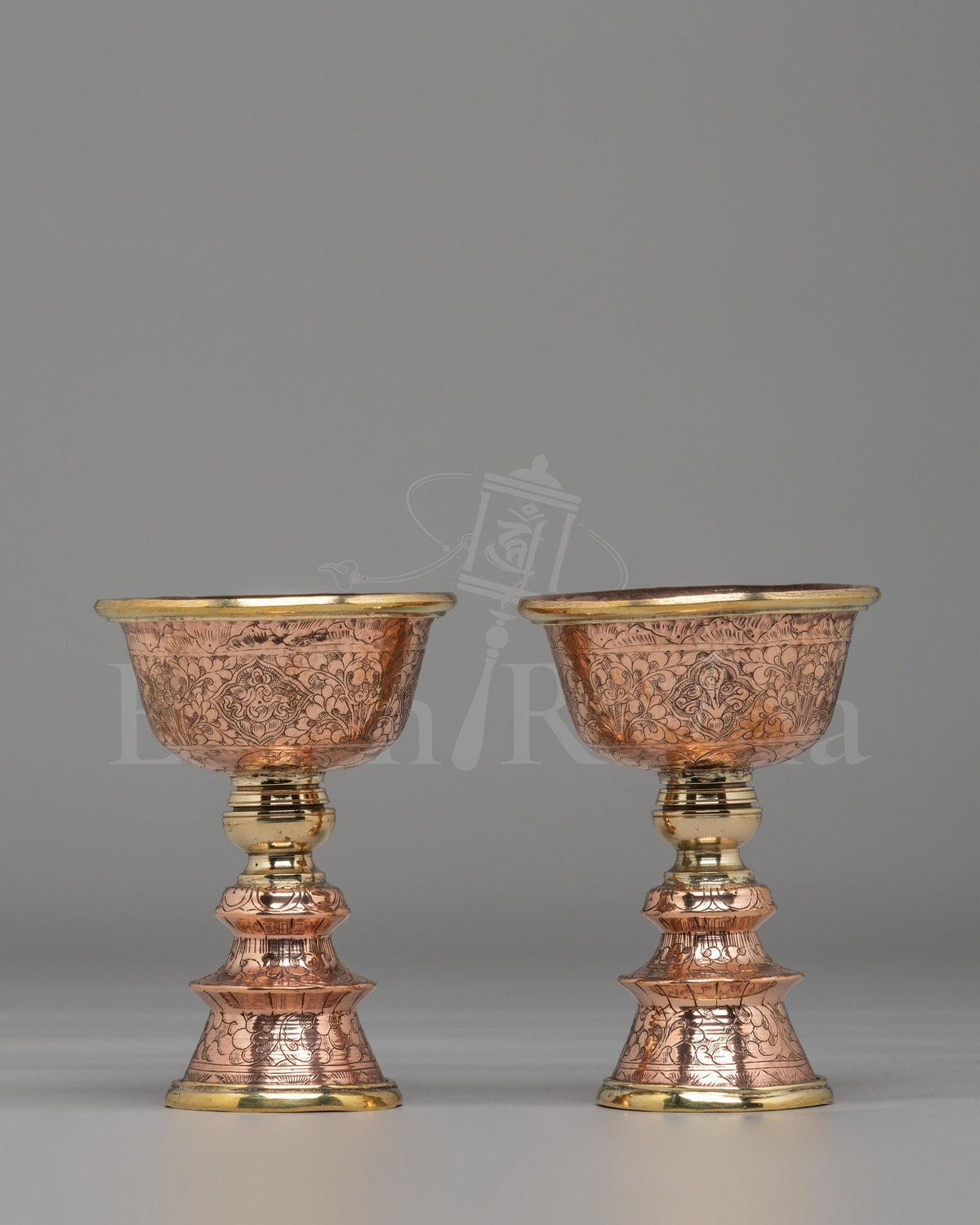 Handmade Tibetan Butter Lamp Set  
