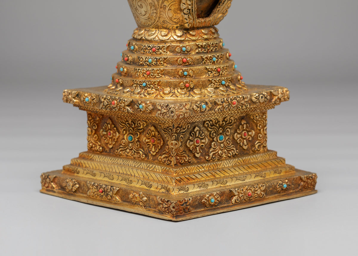 Traditional Tibetan Shrine Stupa | Namgyal Chorten Stupa