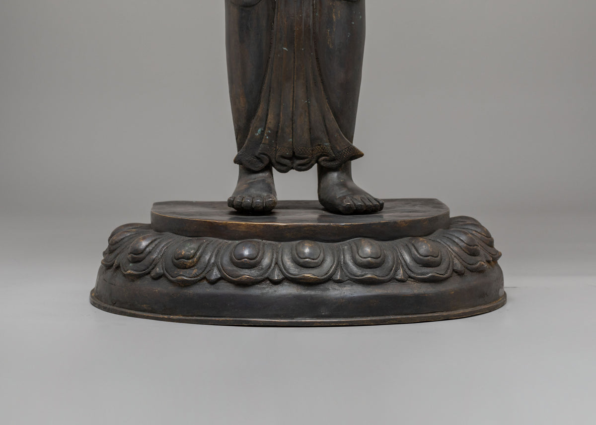 Sacred Bodhisattva Lokeshwor Statue | Exclusive Tibetan Spiritual Art