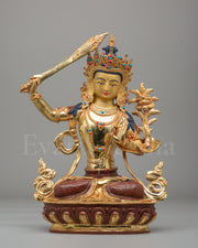 Manjushri Statue For Buddhist Altar