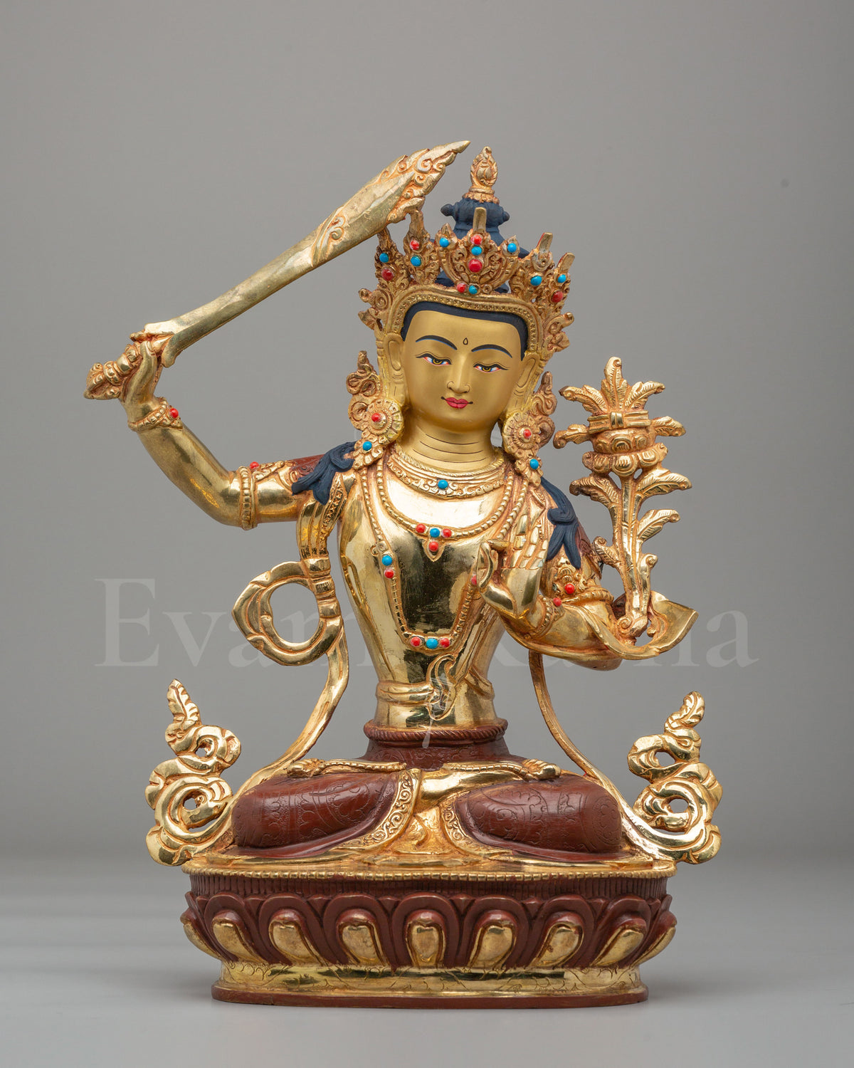 Manjushri Statue For Buddhist Altar