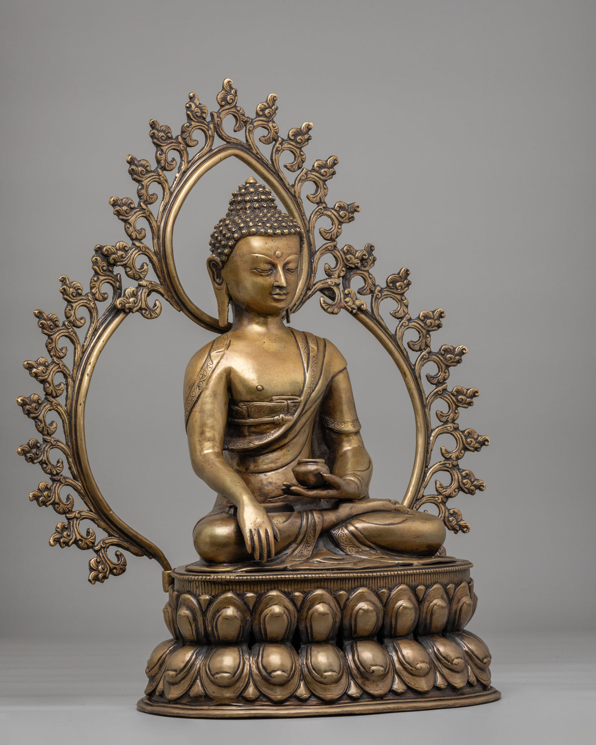 Shakyamuni Buddha Sacred Buddhist Statue | Handcrafted Figurine for Altar Decor