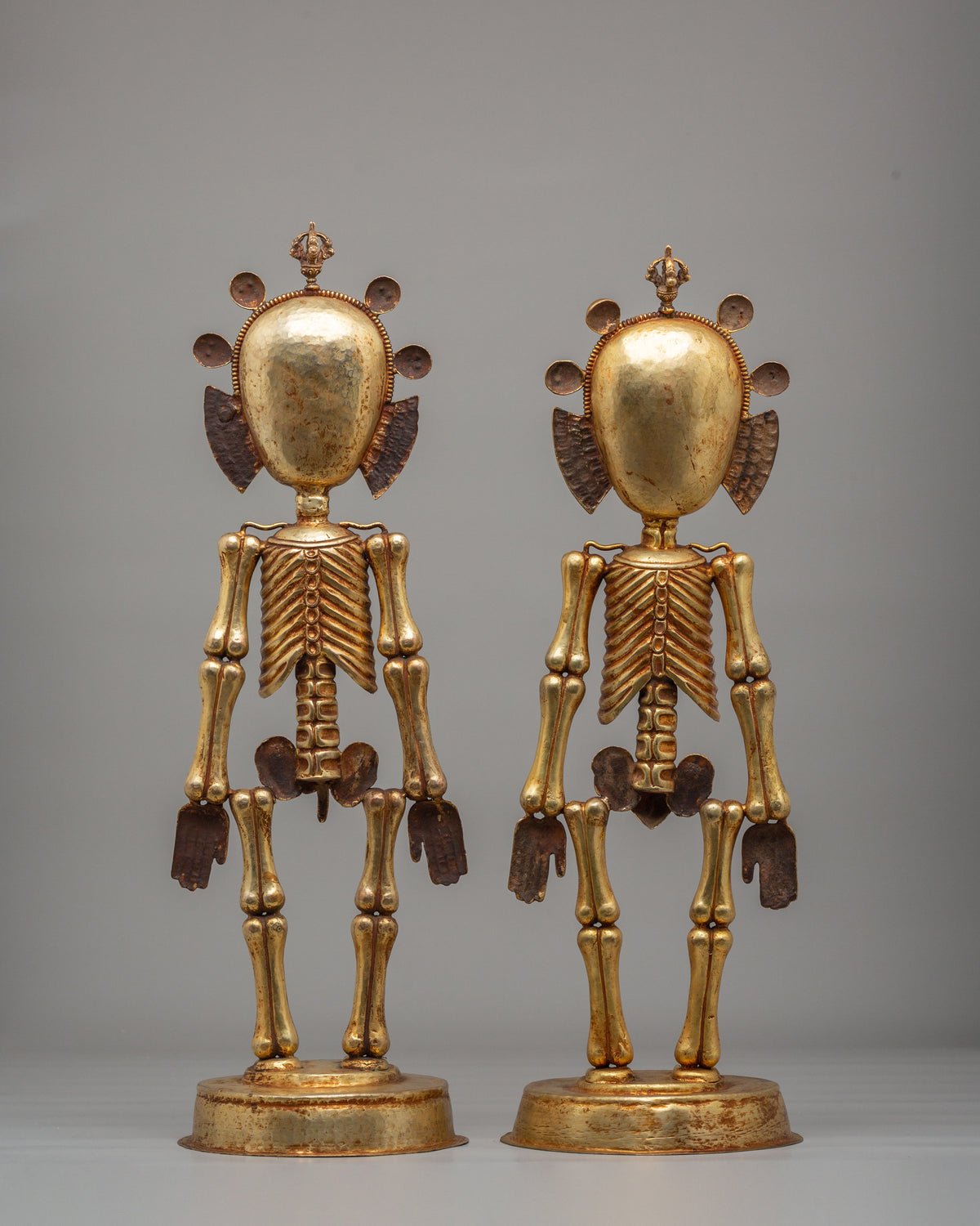 Traditional Chitipati Protector Sculpture | Wrathful Deity Figurine
