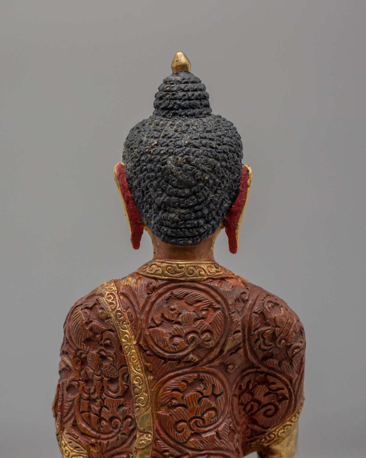 Namo Altar Shakyamuni Buddha Statue | Gold Plated Buddhist Sculpture