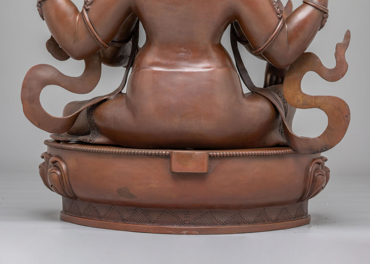 Handcrafted Altar Ganesh Sculpture | Traditional Spiritual Artwork