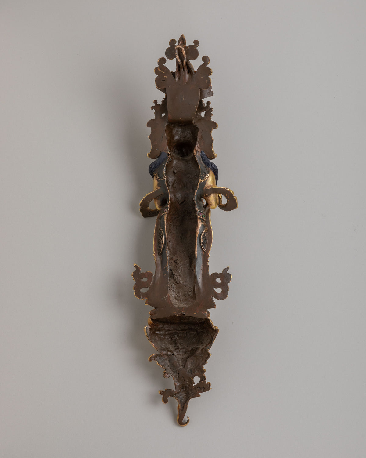 Traditional Hindu Ganesha Wall Decor | Fire Gilded Copper Artwork