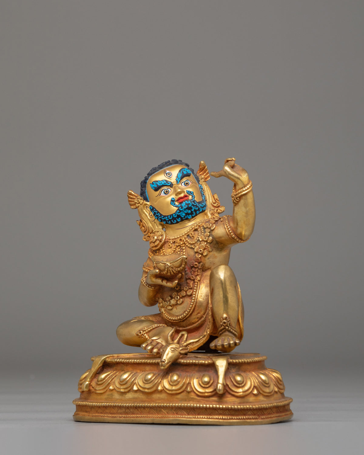 Mahasiddha Virupa Sculpture | Handcrafted Tibetan Artwork