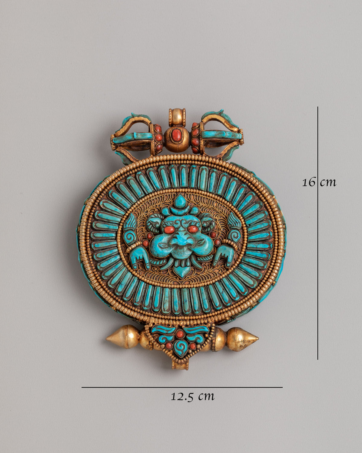Vajrayana Buddhist Ghau Locket | Symbolic Amulet for Spiritual Protection