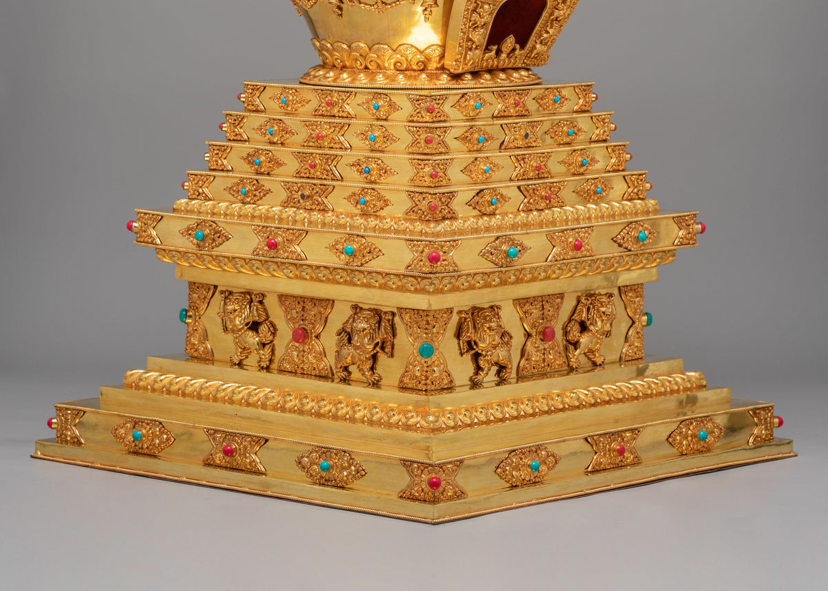 Exclusive Himalayan Enlightenment Stupa | Spiritual Home Decor