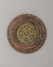 Tibetan Mantra Carved Wall Hanging