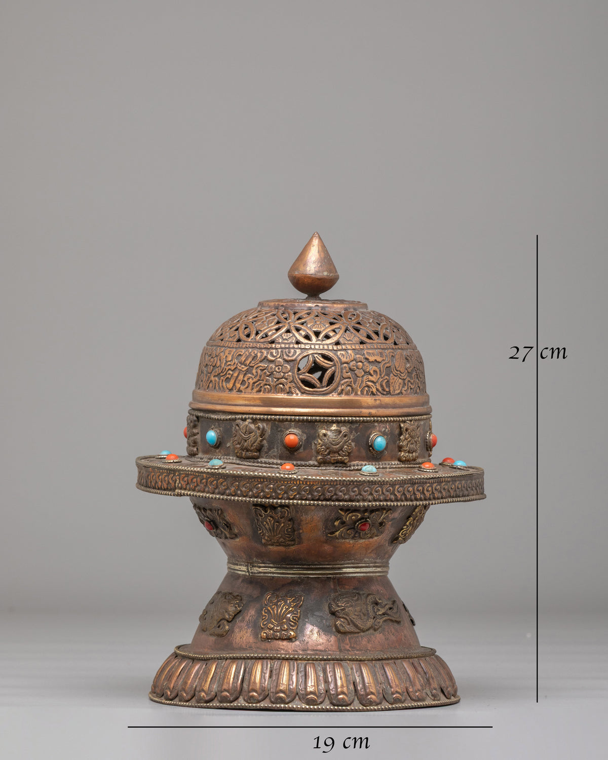 Sacred Buddhist Offering Incense Burner | Altar Offering Tool