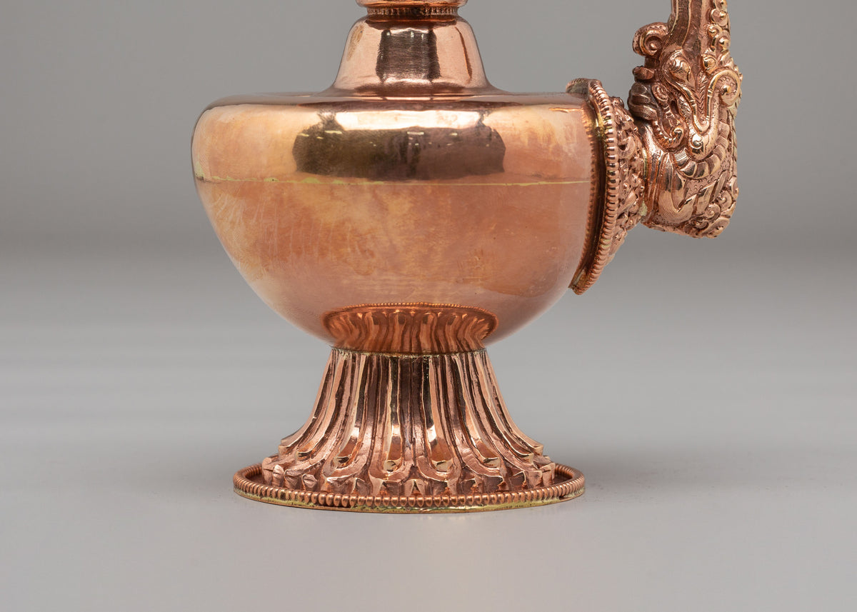 Buddhist Shrine Bhumba Set | Handcrafted Copper Ritual Vessels