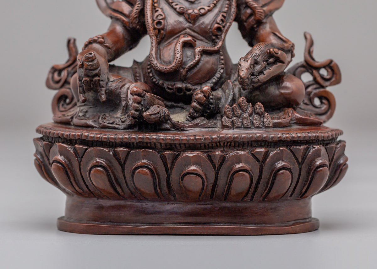 Tibetan Wealth Deity Dzambhala Sculpture | Symbol of Prosperity