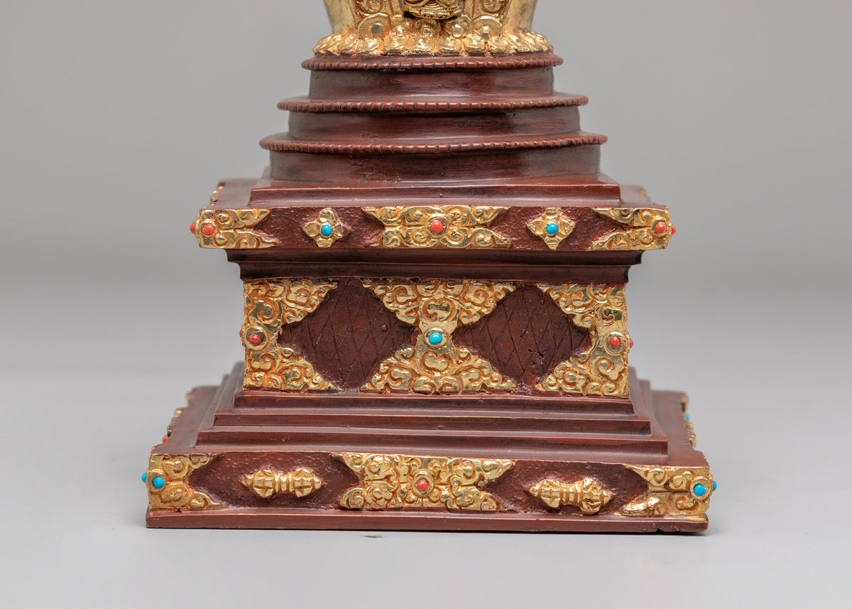 Namgyal Chorten Stupa for Buddhist Altar | Sacred Tibetan Art